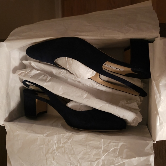 Manolo Blahnik Allurasa 50 Slingback pumps - Picture 6 of 9